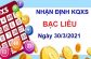 Nhận định KQXSBL ngày 30/3/2021