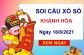 Soi cầu XSKH ngày 18/8/2021