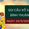 Soi cầu kết quả xổ số Bình Thuận ngày 24/11/2022 thứ 5 hôm nay
