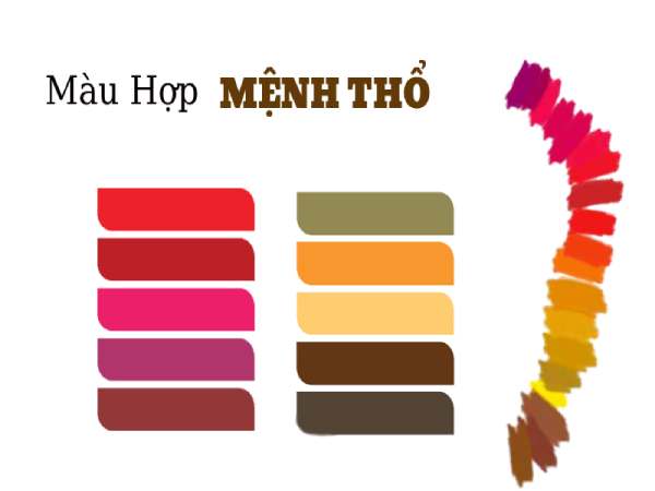Mệnh Thổ hợp với màu gì, kỵ màu gì?