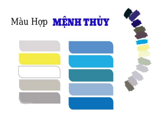 Người mệnh Thủy hợp với màu gì? Kiêng kỵ màu gì?
