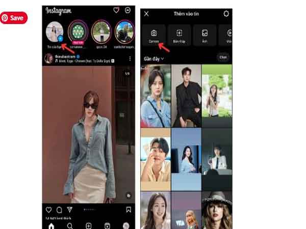 mở ứng dụng Instagram trên điện thoại