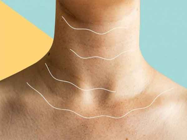 Da cổ không được chống nắng kỹ sẽ gây sạm đen