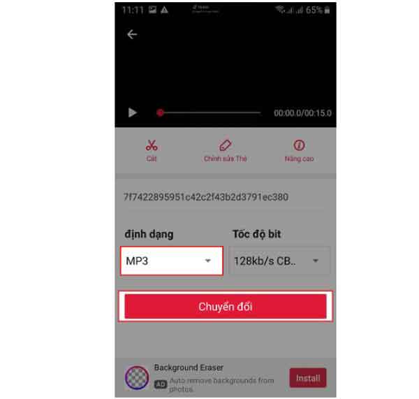 Tải nhạc tiktok bằng App MP3 Converter